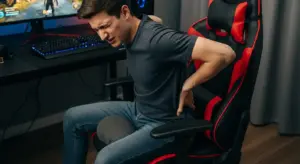 A cadeira gamer ajuda a aliviar a dor no cóccix?