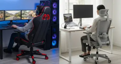 A cadeira gamer vs ergonômica é melhor para quem trabalha em casa
