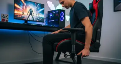 Como ajustar a altura do assento da cadeira gamer corretamente