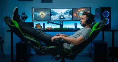Cadeira gamer com maior inclinação